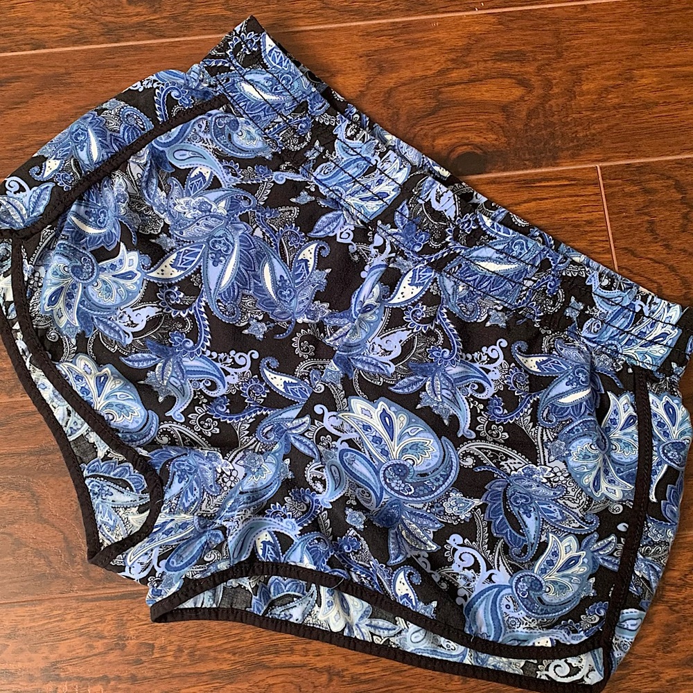Garage Paisley Boho-Cut Shorts